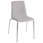 Stuhl mit weichem Kissen X-Treme S Pro Soft weißer Stoff grau