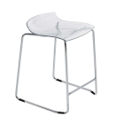 Papatya X-Treme Sled Barhocker transparent