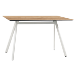 Tisch Papatya Tower 209 139x79x75 weiße Beine, rustikale Tischplatte 3120M