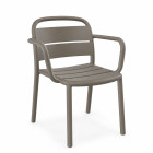 Sessel Papatya Balat-K Taupe 61