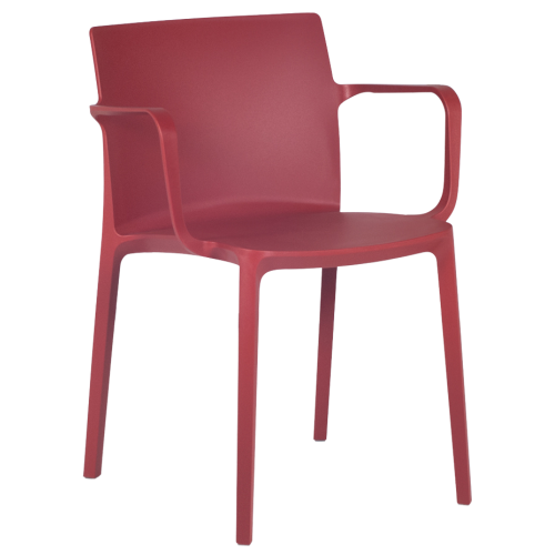 Sessel Papatya EVO-K aus rotem Backstein