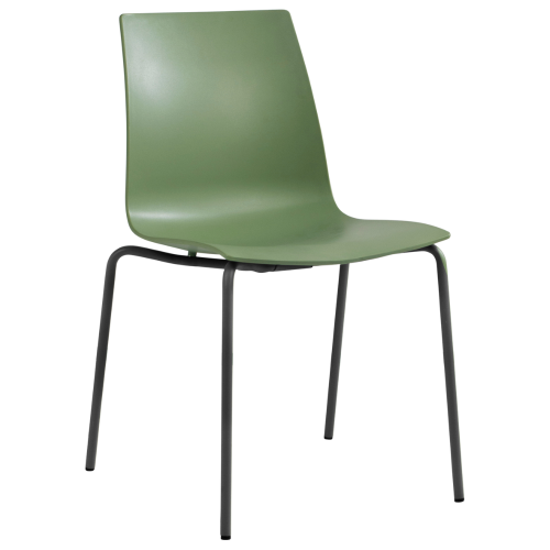 Stuhl Papatya X-Treme S Pro, grüne Reseda, schwarze Beine