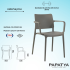Papatya Joy-K Sessel grau-braun