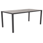 Tisch Papatya Maxima 214x99x75 Fuß Anthrazit matt, Tischplatte Zement 5101STN