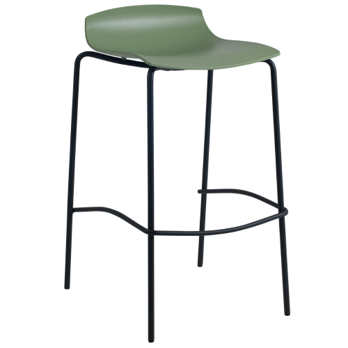 Barhocker Papatya X-Treme BSS Pro resedagrün, Beine schwarz