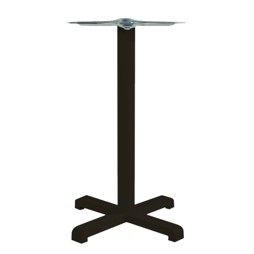 Papatya Plus Tischfuß 48x48x73 cm Matt-Schwarz