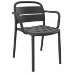 Sessel Papatya Balat-K Anthrazit 22
