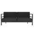 Papatya Loca Sofa LS02 Korpus anthrazitgrau / Webstoff EDEN ANT_00555