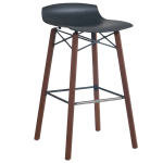 Barhocker Papatya X-Treme BSS Wox Pro Iroko schwarz, Beine aus Irokoholz Barhocker Papatya X-Treme BSS Wox Pro Iroko schwarz, Beine aus Irokoholz