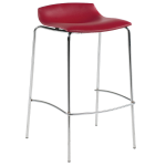 Barhocker Papatya X-Treme BSSD Platte dunkelrotes Kunstleder Barhocker Papatya X-Treme BSSD Platte dunkelrotes Kunstleder