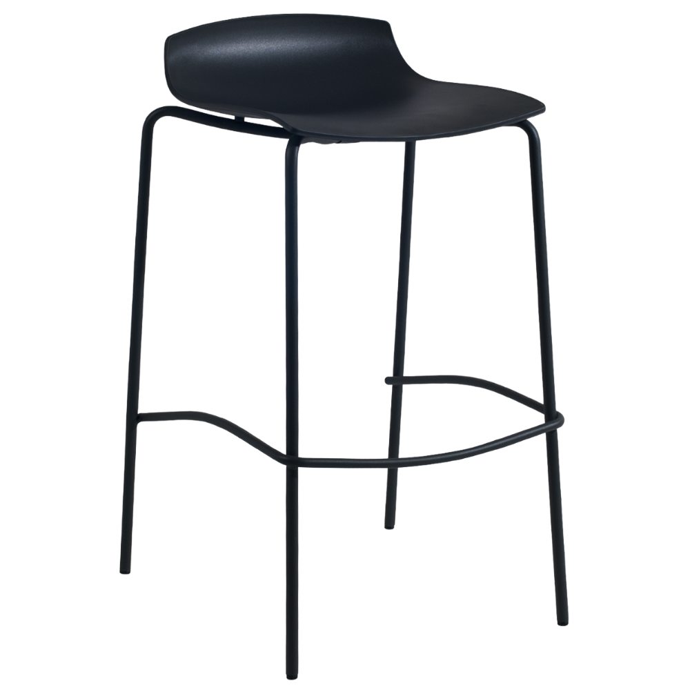 Barhocker Papatya X-Treme BSS Pro schwarz, Beine schwarz