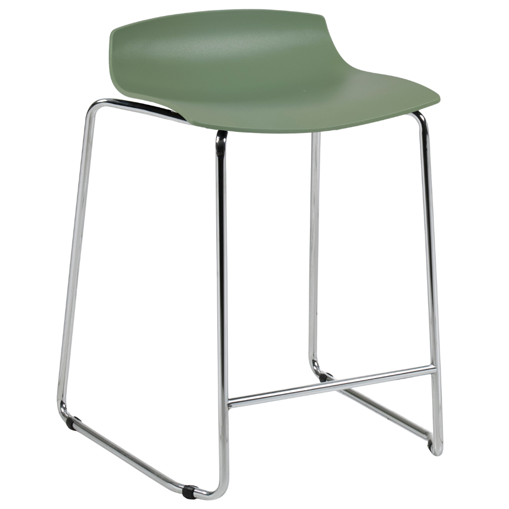 Barhocker Papatya X-Treme Sled Pro grün reseda