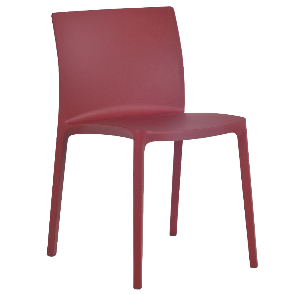 Stuhl Papatya EVO-S aus rotem Backstein