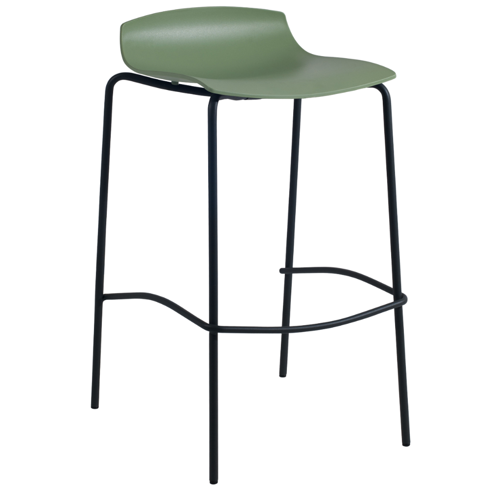 Barhocker Papatya X-Treme BSS Pro resedagrün, Beine schwarz