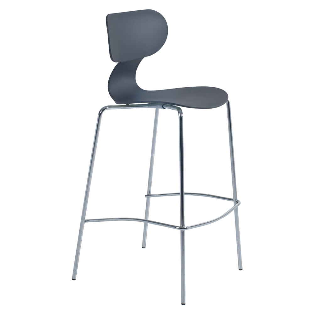 Barhocker Papatya Yugo-S Bar Anthrazit Sitzfläche