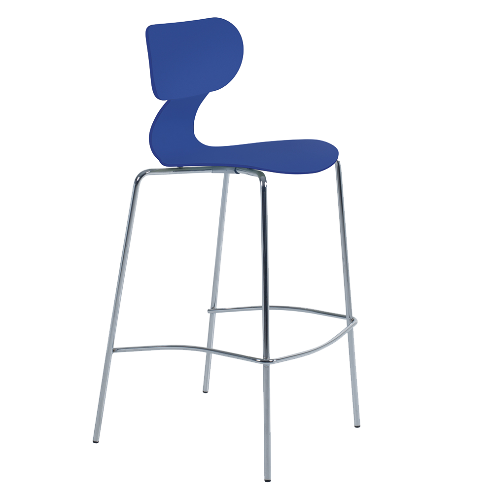 Barhocker Papatya Yugo-S Bar blauer Sitz