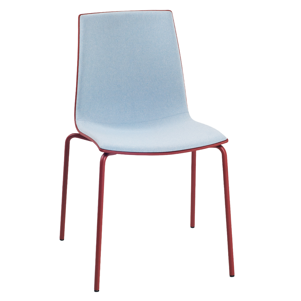 Stuhl mit Sitzkissen Papatya X-Treme S Pro Soft dunkelrot, Era Gewebe CSE38