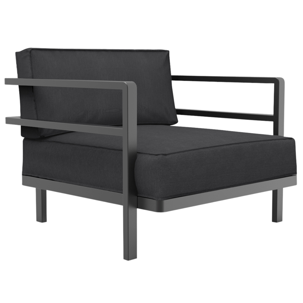 Sofa Papatya Loca LS 01 anthrazit, Stoff anthrazit
