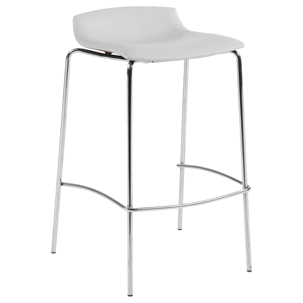 Barhocker Papatya X-Treme BSSD Platte Kunstleder weiß