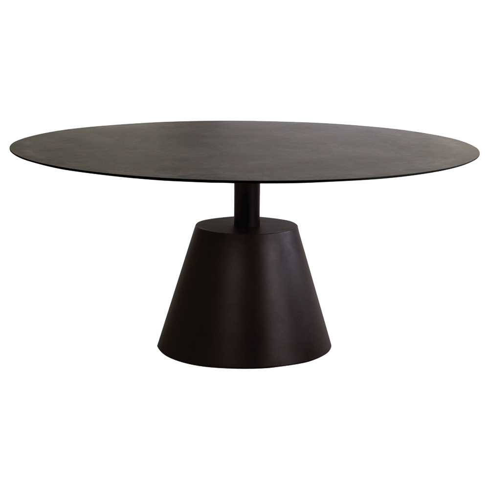 Papatya ROLL Tisch D159x75 Untergestell Wenge, Tischplatte Wenge