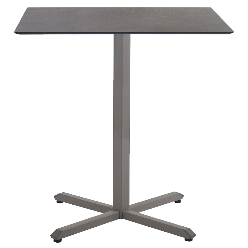 Tischgestell Papatya Slim X 350 grau-braun-metallic