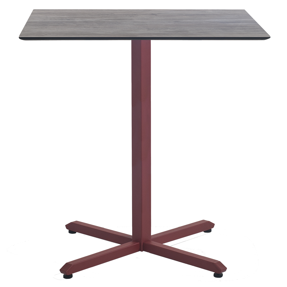 Tischgestell Papatya Slim X 350 metallic rot