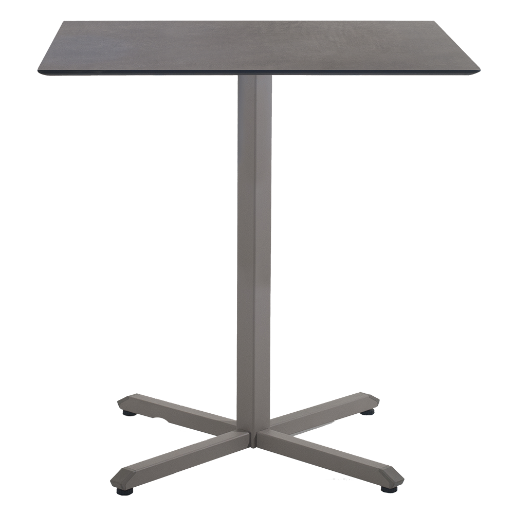 Tischgestell Papatya Slim X 351 metallisch graubraun