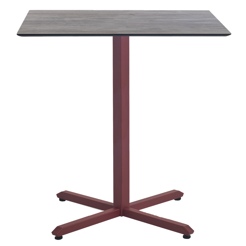 Tischgestell Papatya Slim X 351 metallic rot