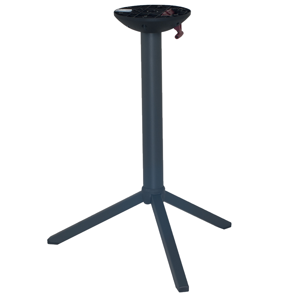 Tischgestell Papatya Time 311 aus Metall mit anthrazitfarbenem Klappmechanismus