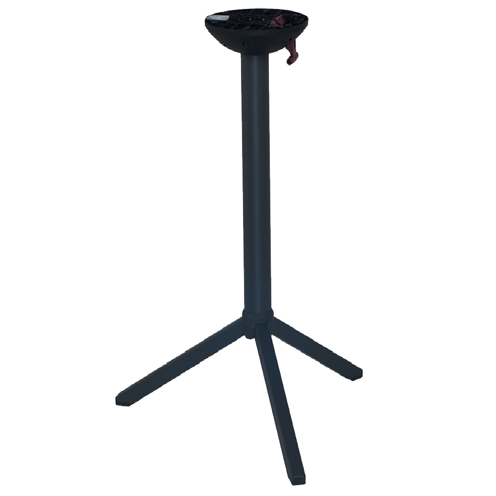 Tischgestell Papatya Time 312 BAR aus Metall mit einem schwarzen Klappmechanismus