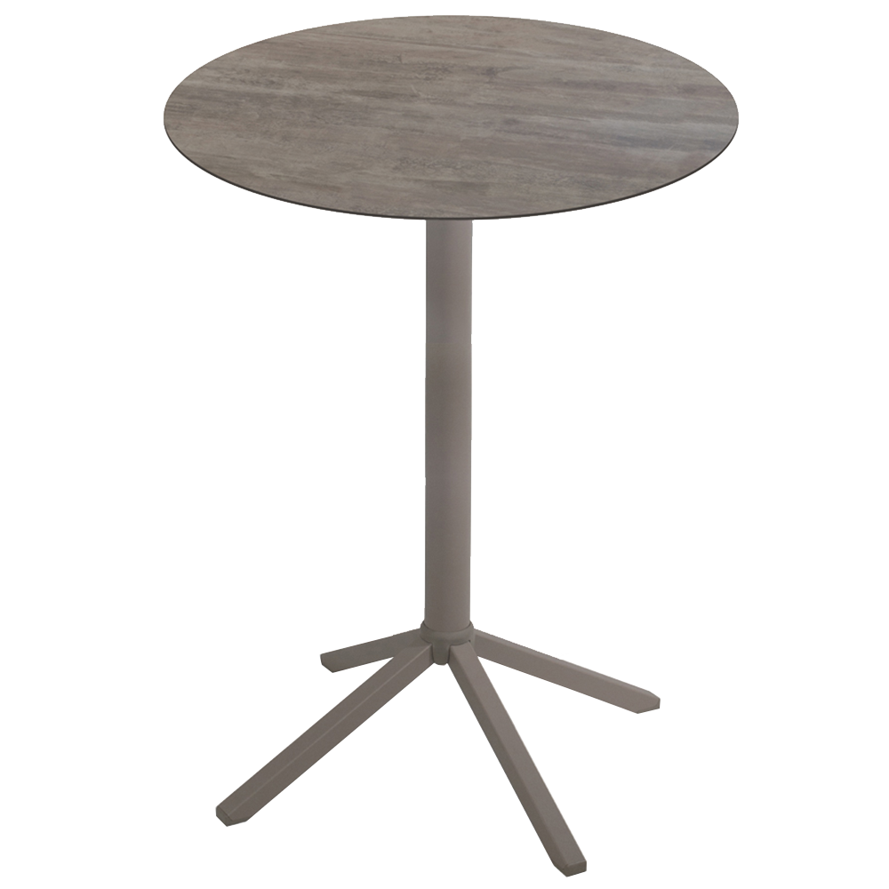 Tischgestell Papatya Time 303 BAR Metall fixiert graubraun