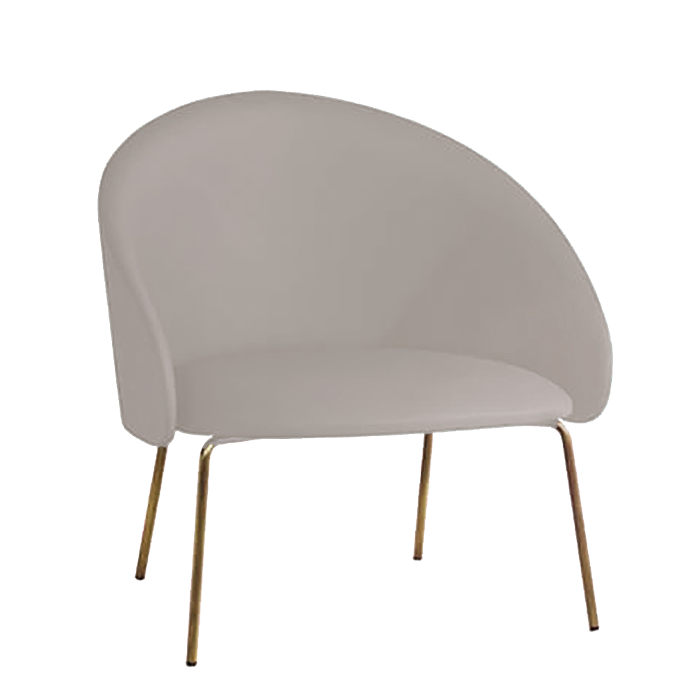 Sessel Papatya Glera Lounge Bein brass113 Stoff Era CSE01
