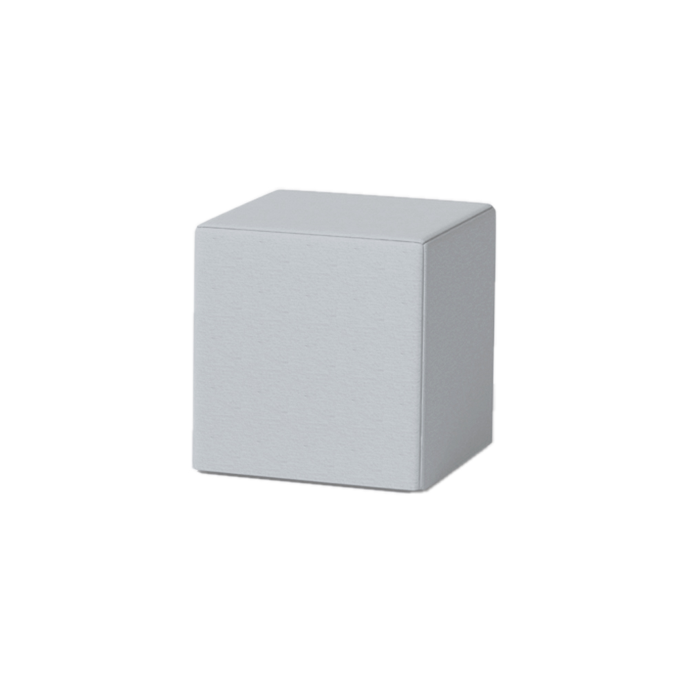Pouf Papatya Aura quadratischer 45x45 cm (Batyline Eden) Kiesel 00566
