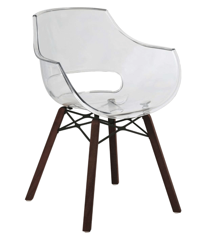 Papatya Opal Sessel Wox Iroko transparent