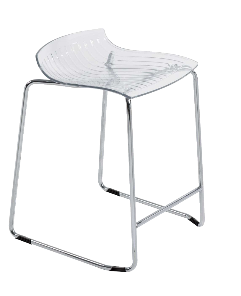 Papatya X-Treme Sled Barhocker transparent