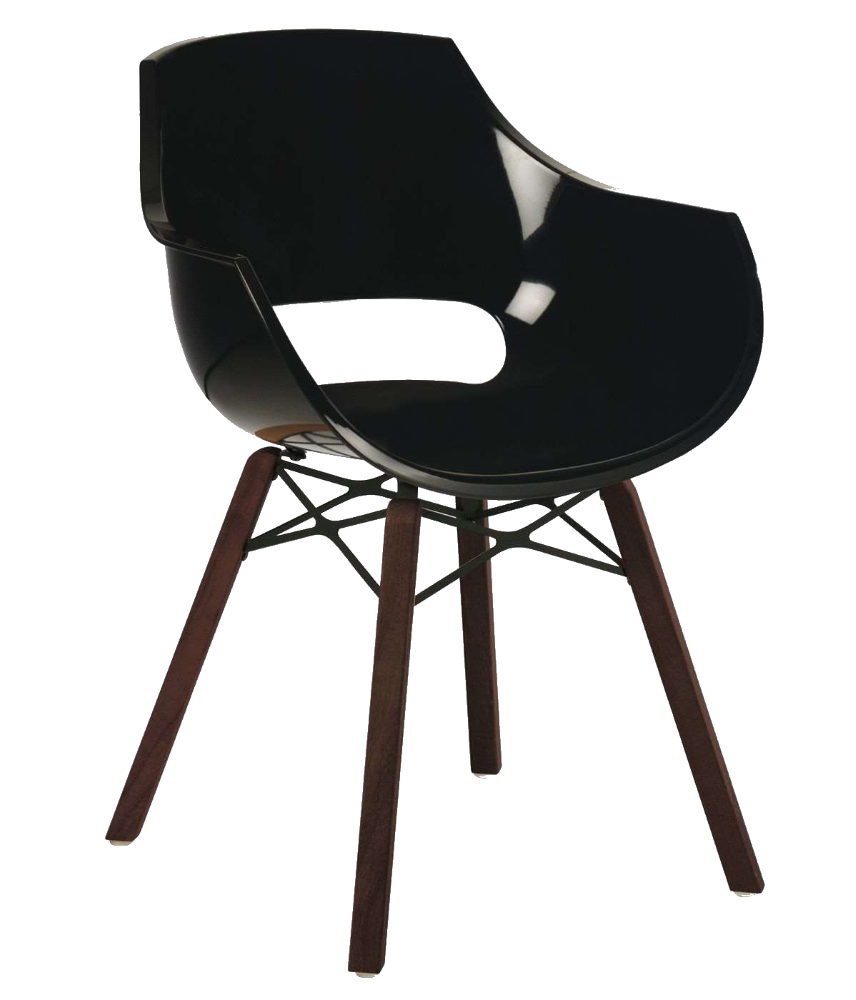 Papatya Opal Sessel Wox Iroko schwarz