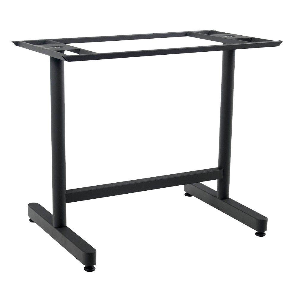 Papatya Kross Tischfuß II 60x80x73 cm schwarz