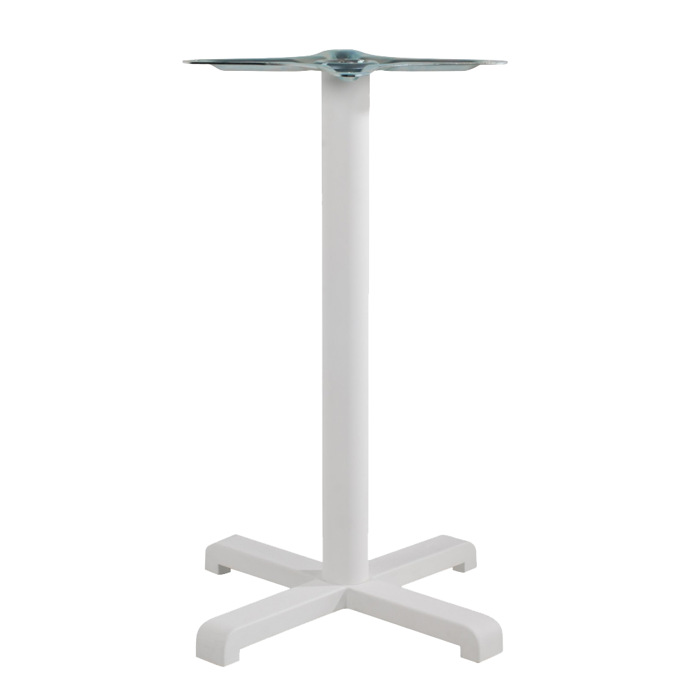 Papatya Plus Tischfuß 63x63x73 cm Matt-weiß
