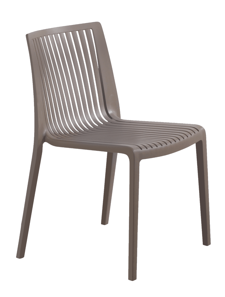 Papatya Cool Stuhl grau-braun