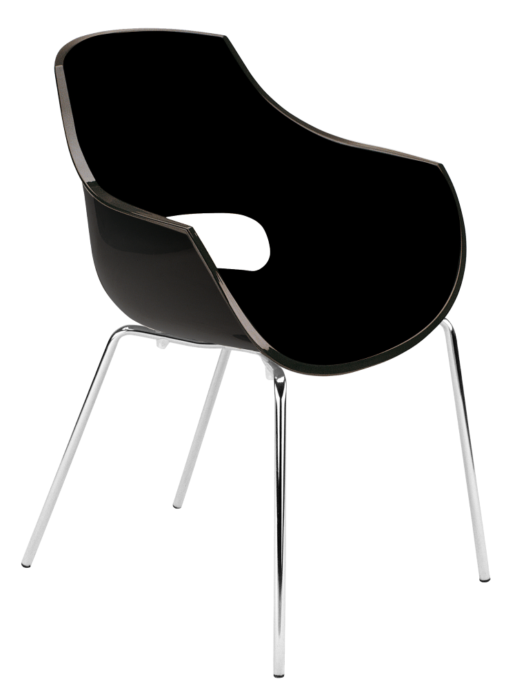 Papatya Opal Sessel Schwarz
