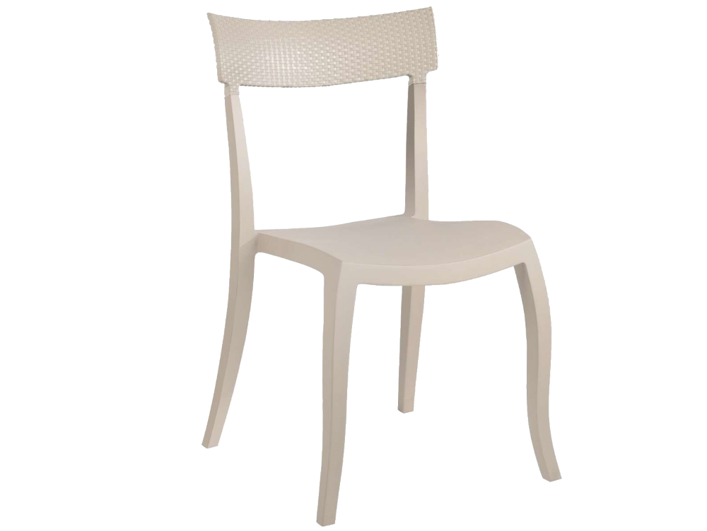 Papatya Hera-S Stuhl P RATTAN hellbeige