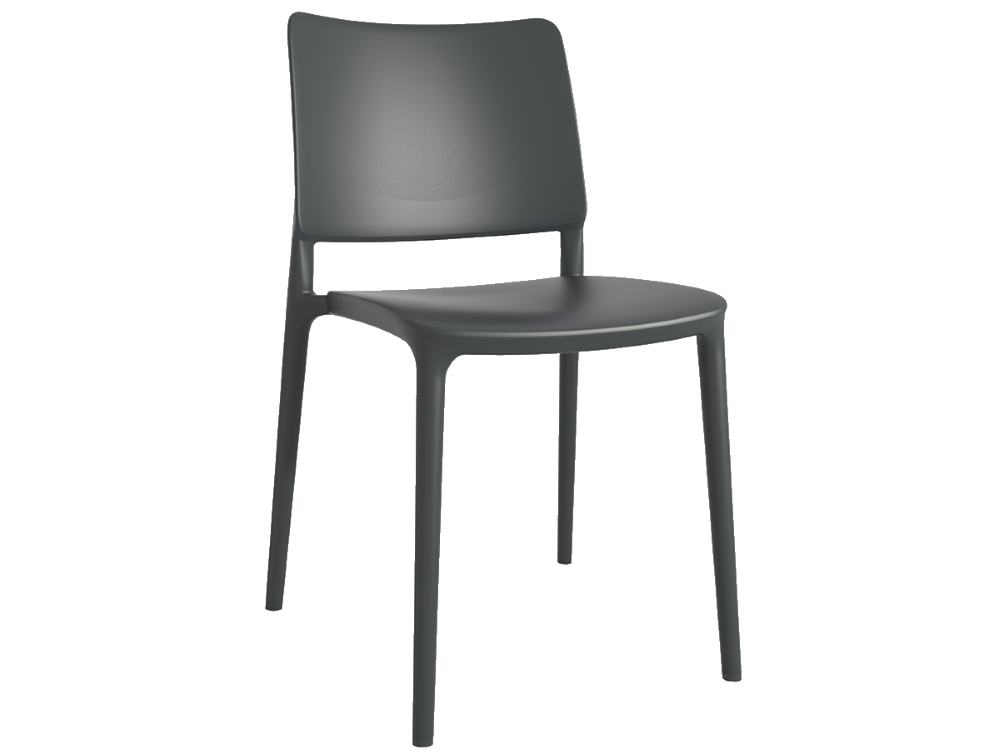 Papatya Joy-S Stuhl anthrazitgrau