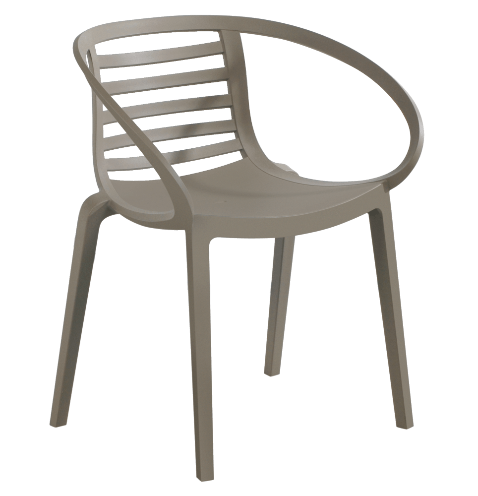 Papatya Mambo Sessel grau-braun