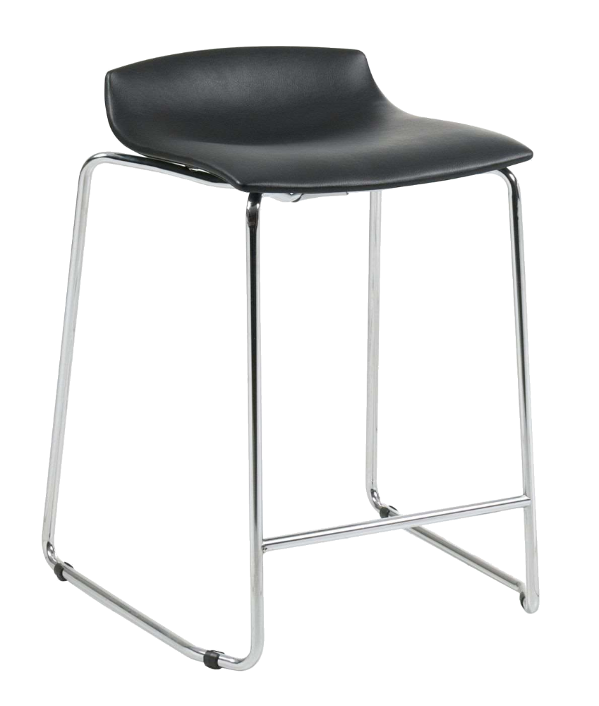 Papatya X-Treme Sled Barhocker Schwarz
